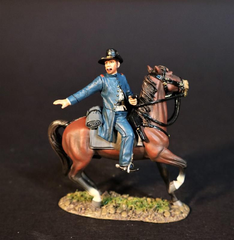 Captain Charles Griffin, 5th U.S. Artillery, The Union Army, The First Battle of Bull Run, 1861, ACW, 1861-1865--single mounted figure #1