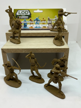 Image of Sioux Indians (Brown)--eight figures in four poses -- AWAITING RESTOCK!