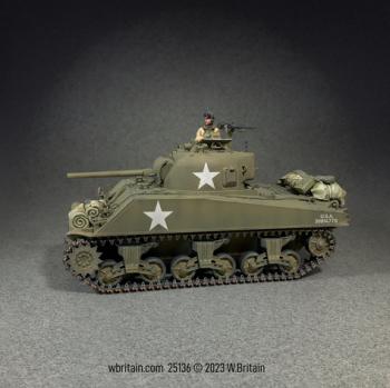 Image of M4A3(75) Sherman, 10th Armored Division, Winter 1944-45