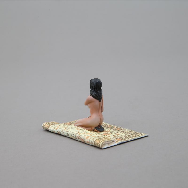Cleopatra--single figure with rug--RETIRED -- LAST ONE!! #4