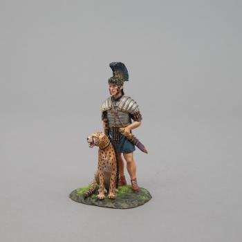 Image of Praetorian Sentry with Cheetah, The Glory That Was Rome!--figure and cheetah on single base--RETIRED--LAST FIVE!!