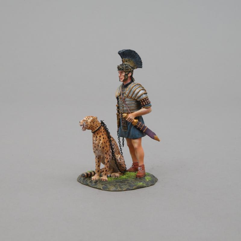 Praetorian Sentry with Cheetah, The Glory That Was Rome!--figure and cheetah on single base--RETIRED -- LAST FOUR! #3