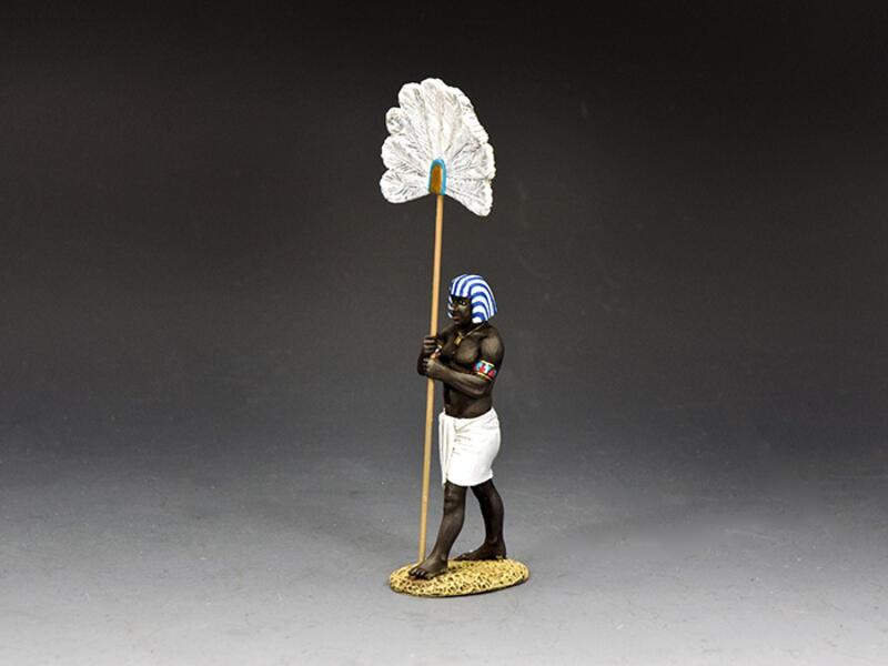 The Pharaoh’s Fan Bearer--single figure with two-handed fan #1