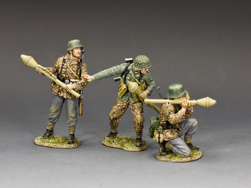 The Panzerfaust Team--three 12th SS Hitlerjugend figures #1