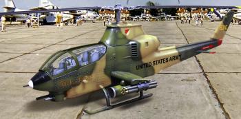 COBRA AH1 Army Camo Helicopter With Pilot COBRA AH1 Army Camo Helicopter With Pilot #47470