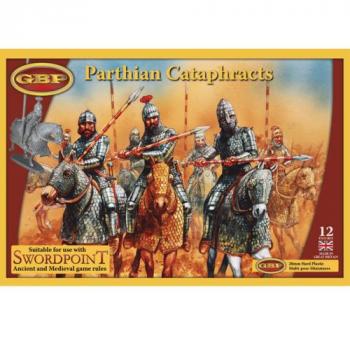 Image of Gripping Beast Plastic Parthian Cataphracts--twelve mounted 28mm Hard Plastic Figures