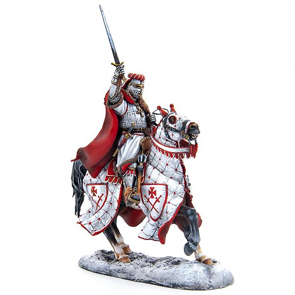Mounted Dietrich von Grüningen, Livonian Master--single mounted figure #1