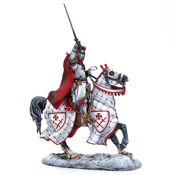 Mounted Dietrich von Grüningen, Livonian Master--single mounted figure #3