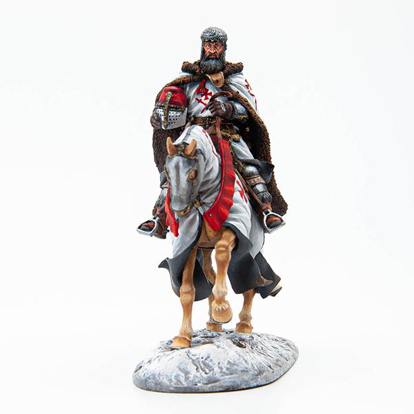 Mounted Teutonic Knight, Livonian Order--single mounted figure #3