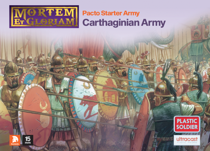 Mortem et Gloriam Carthaginian Pacto Starter Army--15mm Ultracast plastic figures #1
