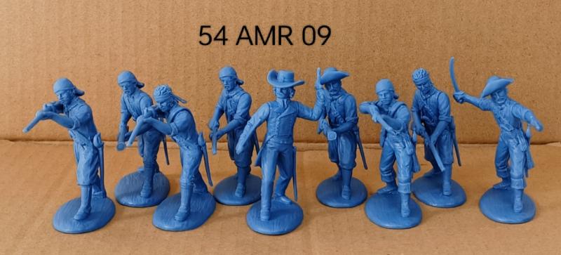 Pirates at New Orleans (War of 1812)--nine figures (one leader and eight armed pirates) #1