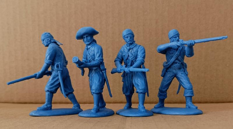 Pirates at New Orleans (War of 1812)--nine figures (one leader and eight armed pirates) #3