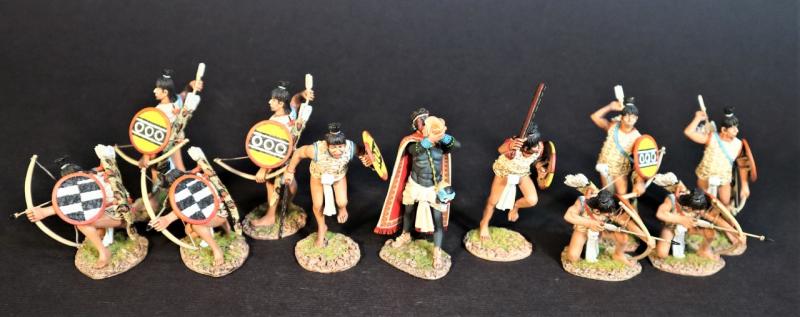 Aztec Archers and Warriors, The Aztec Empire, The Conquest of America--eleven figures #1