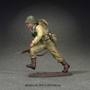 Image of U.S. Infantryman Running, No.2, 1943-45--single figure