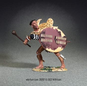 Zulu Swinging Knobkerrie, 1879--single figure Zulu Swinging Knobkerrie, 1879--single figure #47556