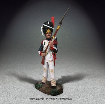 Image of French Imperial Guard Standing Defending, No.2--single figure