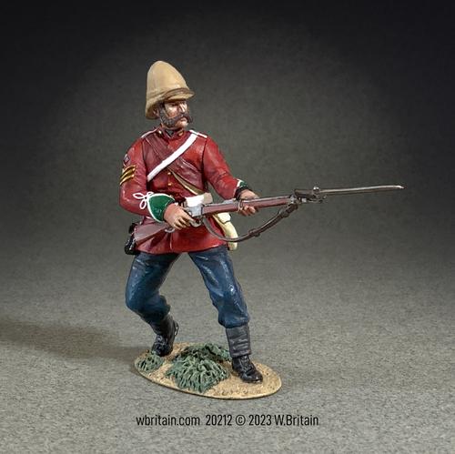 24th Foot, Colour Sergeant Bourne Defending with Bayonet, No. 2--single figure #1