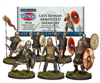 28mm Late Roman Armoured Infantry--makes 36 figures 28mm Late Roman Armoured Infantry--makes 36 figures #47570