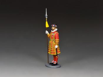 Image of Yeoman of The Guard with Partisan (Standing At Attention)--single figure