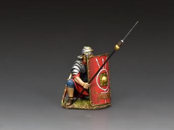 Image of Kneeling Roman Legionary--single figure with pilum