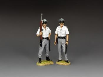 Image of South Vietnamese National Police, “The White Mice”--two Vietnam-era figures