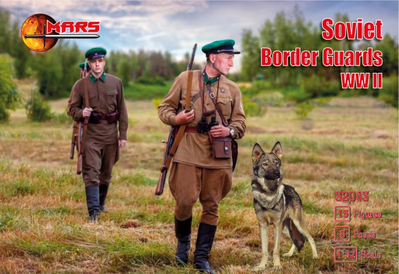 Soviet Border Guards WWII--15 figures in 8 poses--ONE IN STOCK. #1