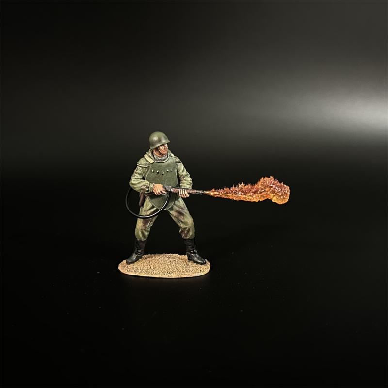 Red Army Assault Engineer with Flamethrower--single figure #2