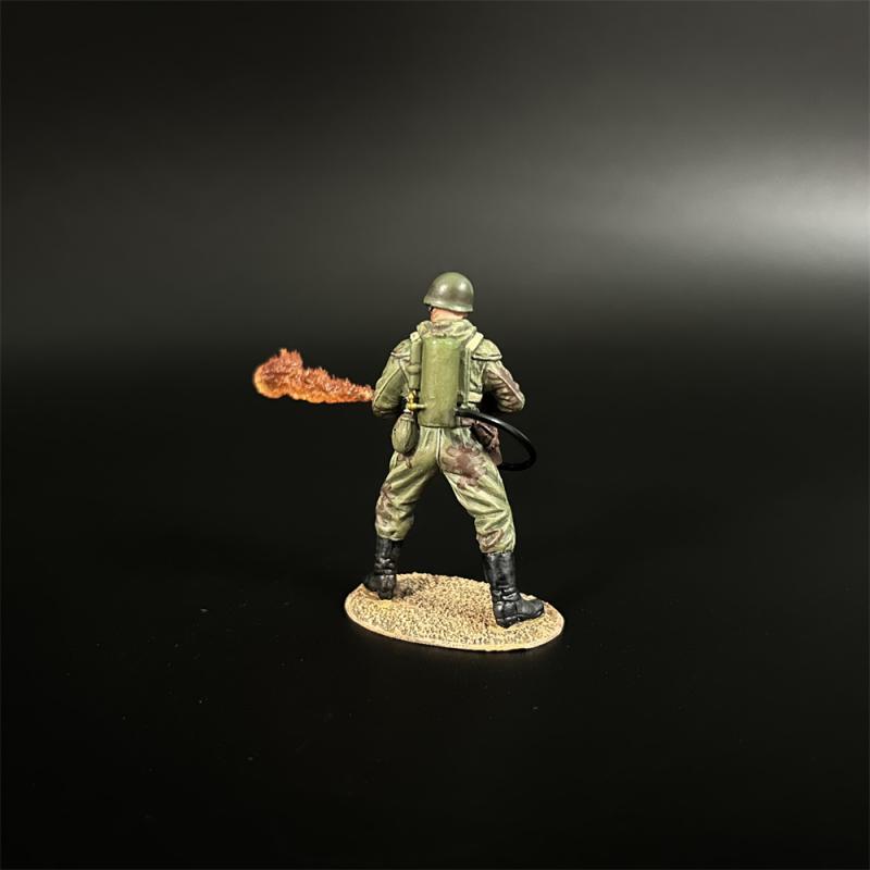 Red Army Assault Engineer with Flamethrower--single figure #4