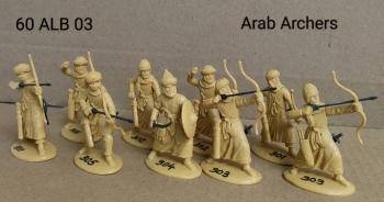 Image of Medieval Arab Archers--makes nine figures