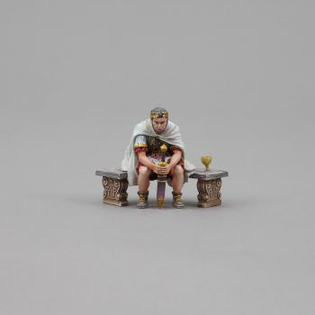 Image of The General--Roman Legatus with Sword, The Glory That Was Rome!--single seated figure--NINE IN STOCK. Image of The General--Roman Legatus with Sword, The Glory That Was Rome!--single seated figure--NINE IN STOCK.