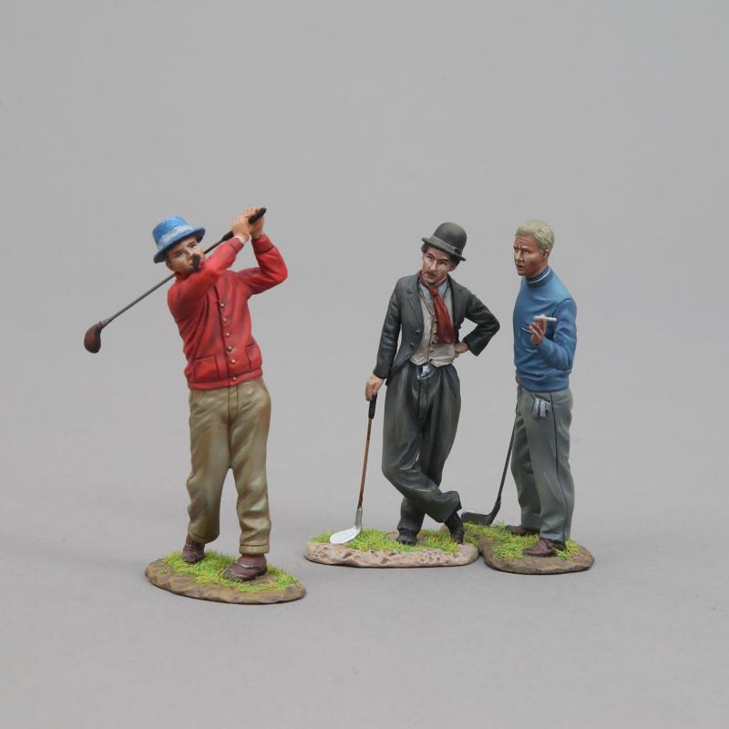 Golf Trio--three famous actor figures #1