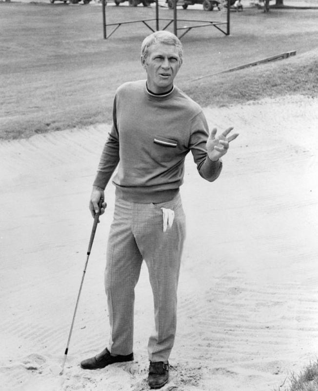 Golfer #3--single movie star figure smoking #4