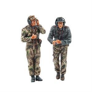 Image of German Waffen SS Tank Crew--two figures