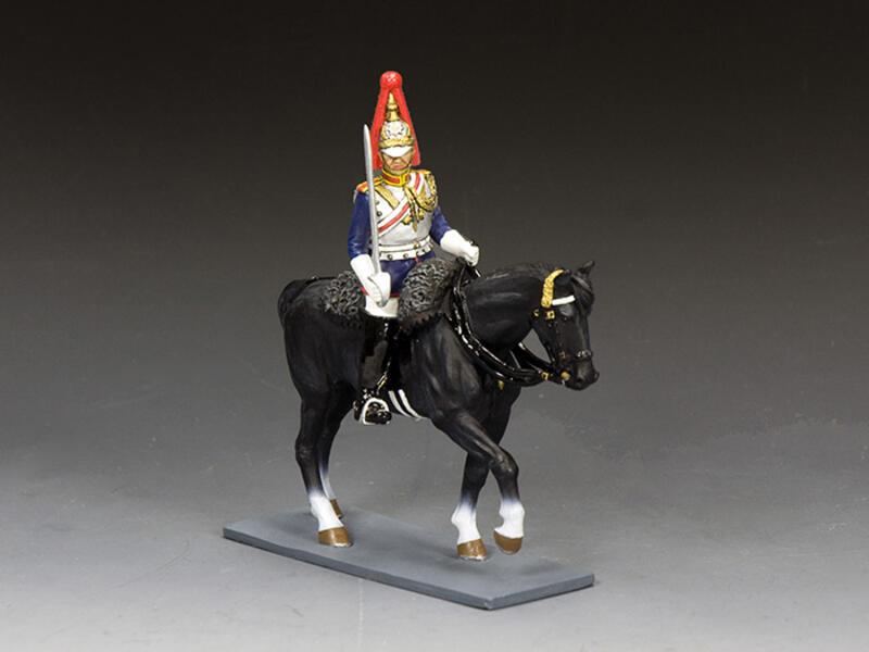  Mounted Blues And Royals Corporal of Horse--single mounted figure #1