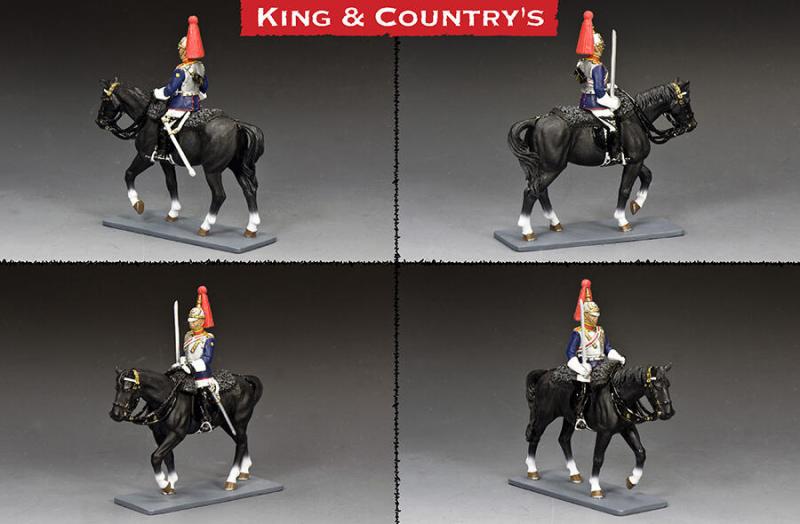 Mounted Blues And Royals Trooper--single mounted figure #2