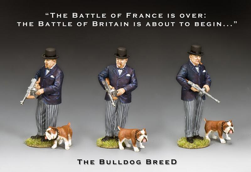  Winston S. Churchill and Bulldog--two figures #2