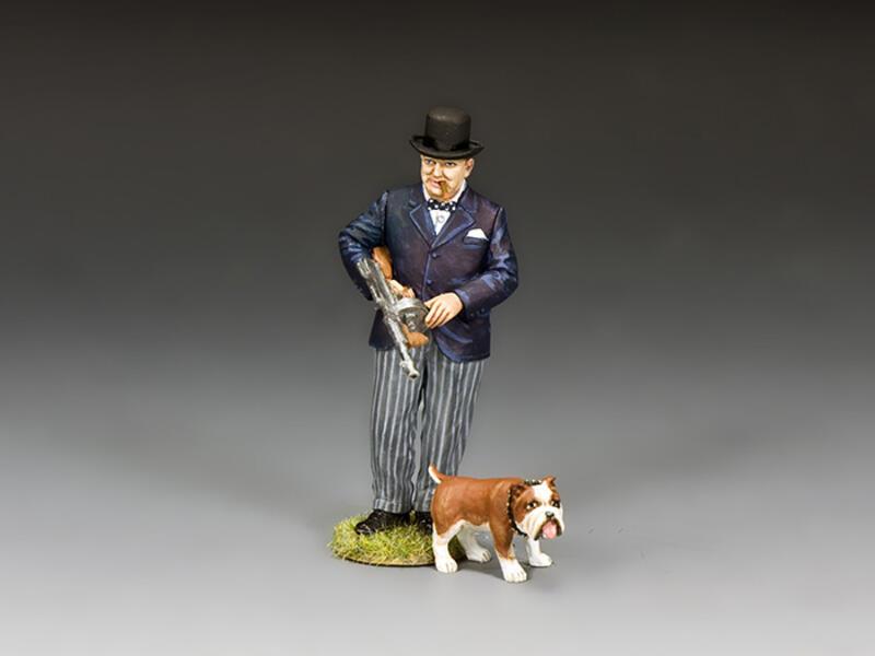  Winston S. Churchill and Bulldog--two figures #1