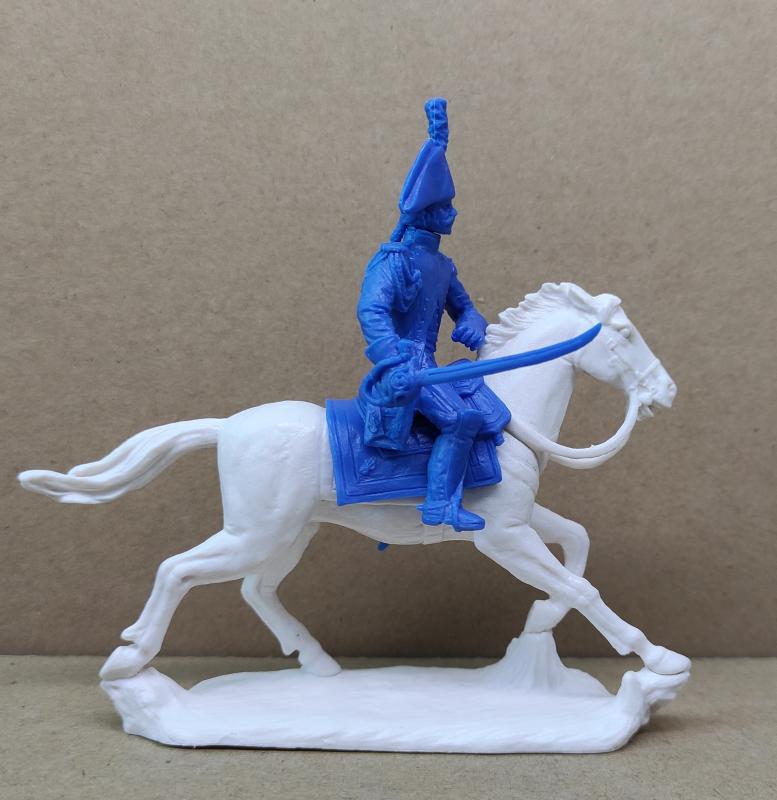 Heavy Cavalry in Bicorne--five mounted figures #4