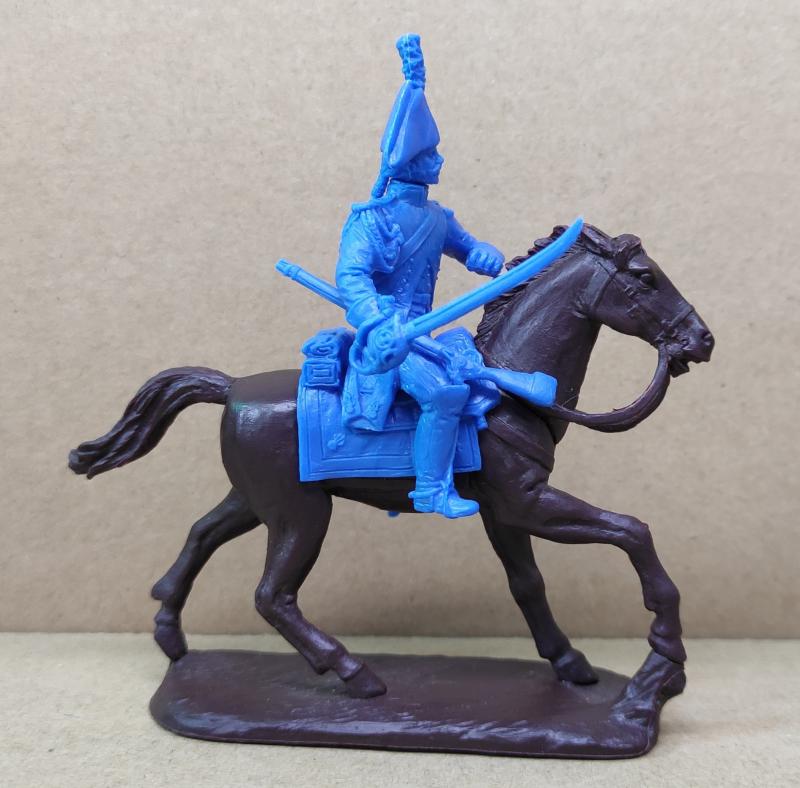 Heavy Cavalry in Bicorne--five mounted figures #5