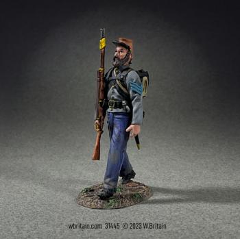 Image of Confederate Infantry Sergeant Marching, No.1--single figure