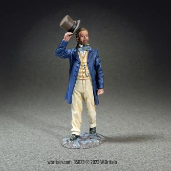 Image of “Mr. Egen”, Man Tipping His Hat, 1855-68--single figure