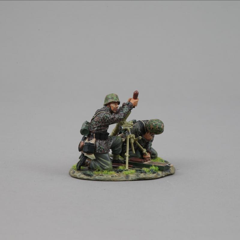 80mm SS Camo Mortar Team--two German WWII figures on single base--RETIRED--LAST FOUR!! #2