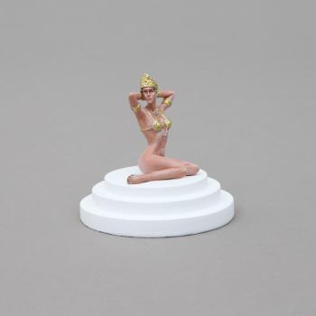 Image of Mati Hari (August 7, 1876 - October 15, 1917), Myths, Legends, and Biblical--single dancer figure posing on plinth -- LAST TWO! Image of Mati Hari (August 7, 1876 - October 15, 1917), Myths, Legends, and Biblical--single dancer figure posing on plinth -- LAST TWO!