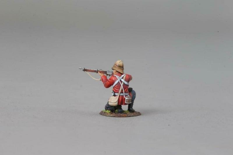 British Lance Corporal Kneeling Firing, 24th Regiment of Foot, Anglo-Zulu Wars--single figure--RETIRED--LAST TWO!! #2