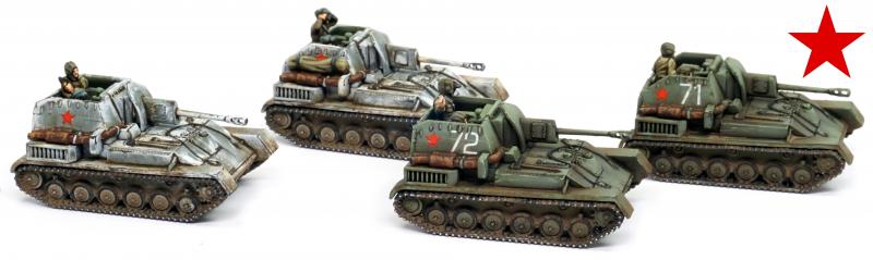 7.5cm Pak 40 and Sdkfz 11’s--four each of 1:144 scale halftracks and cannon (unpainted plastic kit) #22