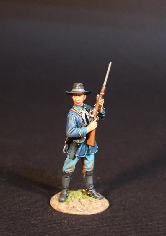 Cavalryman Standing Ready to Fire, United States Cavalry, The Battle of the Rosebud, 17th June 1876, The Black Hill Wars 1876-1877--single figure #1