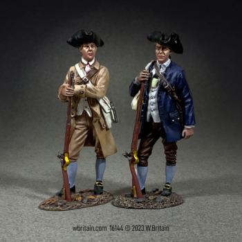 Image of “Brothers in Arms,” Two Brothers in the Colonial Militia, 1775--two figures