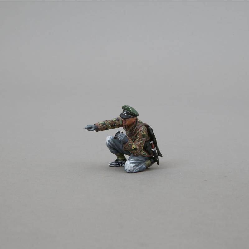 German SS Officer Pointing (winter camo)--single German WWII figure--FOUR IN STOCK! #3