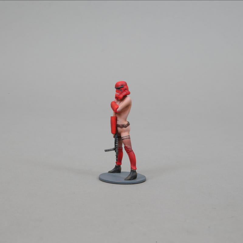 25th Century Sturmtruppen, Myths, Legends, and Biblical--single figure in red helmet with blaster pistol--ONE IN STOCK! #3