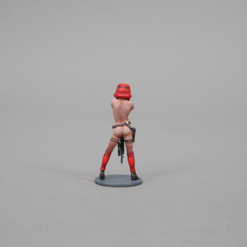 25th Century Sturmtruppen, Myths, Legends, and Biblical--single figure in red helmet with blaster pistol--ONE IN STOCK! #4